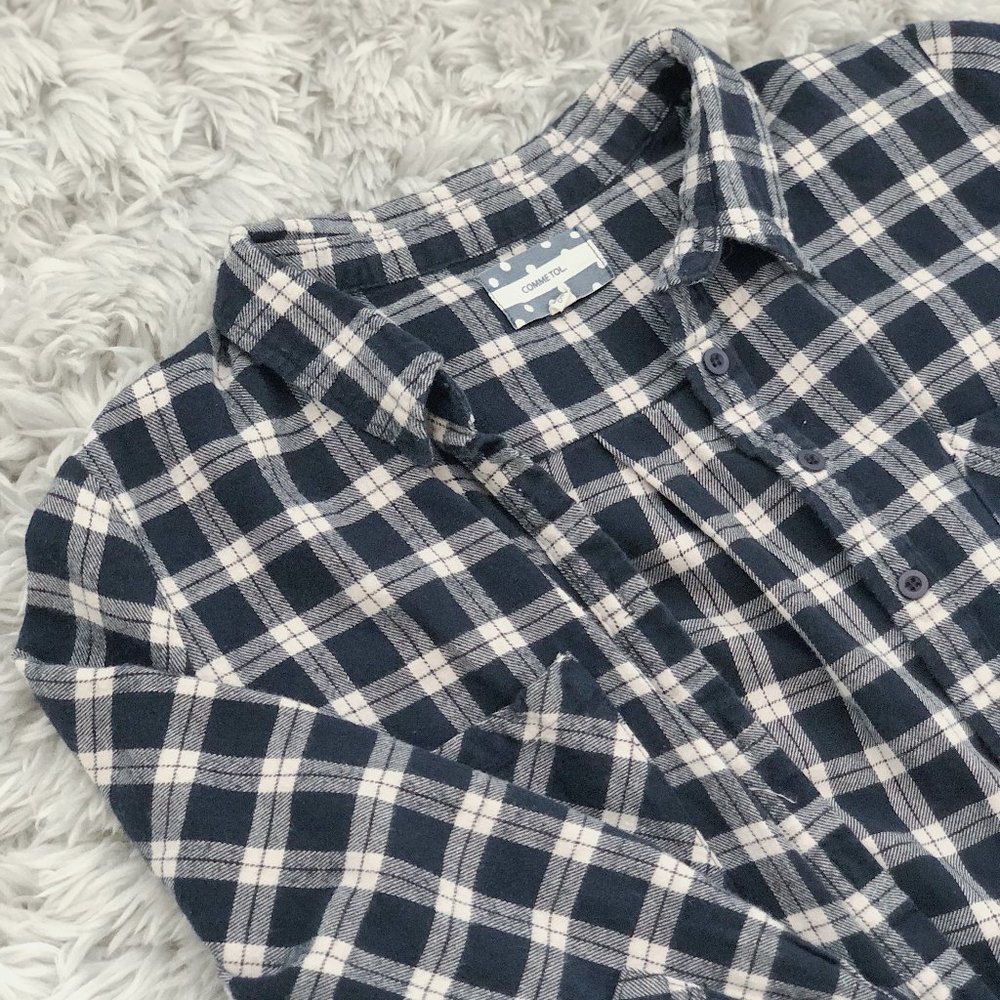 Boutique High/Low Boutique Plaid Flannel